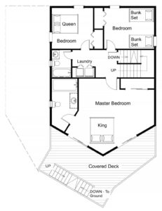 Middle level floor plan